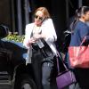 Exclusif - Lindsay Lohan et sa soeur Ali se promènent dans les rues de New York le 9 avril 2013.