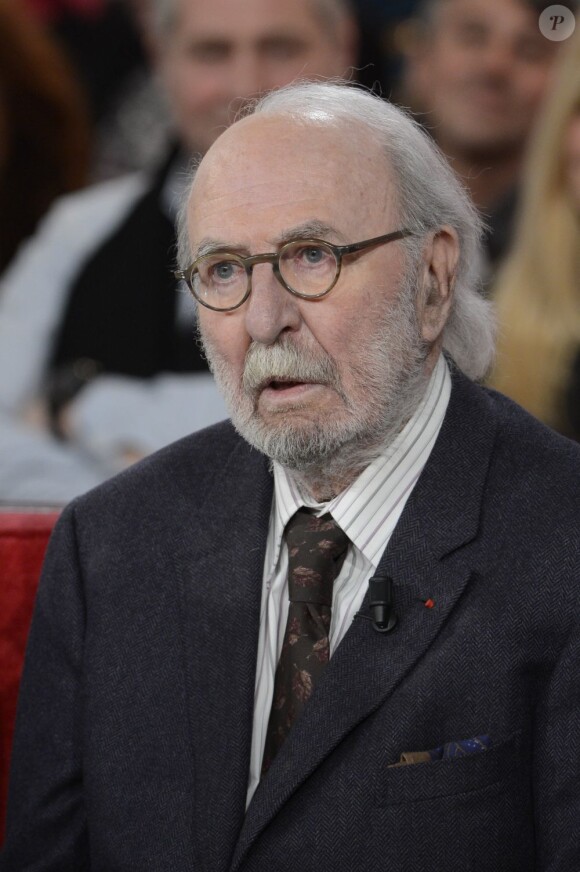 Jean-Pierre Marielle - Enregistrement de l'émission "Vivement Dimanche" consacrée à Jean-Paul Belmondo à Paris le 10 avril 2013, diffusion le 14 avril.