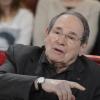 Robert Hossein - Enregistrement de l'émission "Vivement Dimanche" consacrée à Jean-Paul Belmondo à Paris le 10 avril 2013, diffusion le 14 avril.
