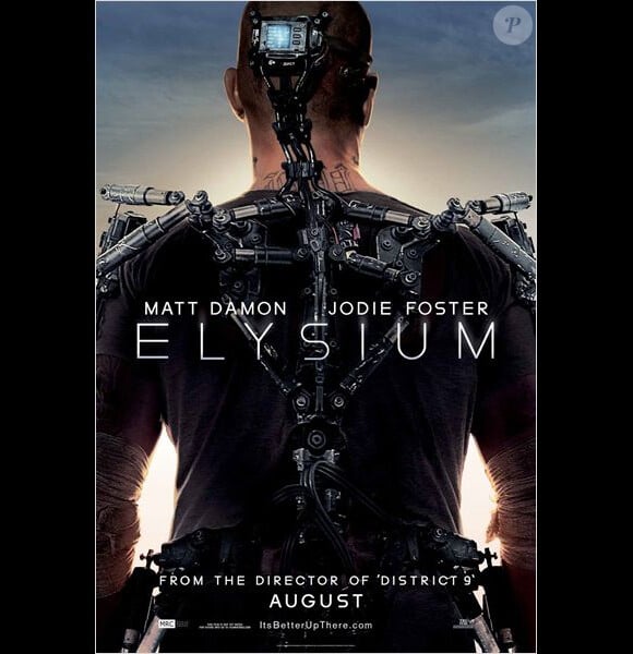 Affiche officielle du film Elysium.