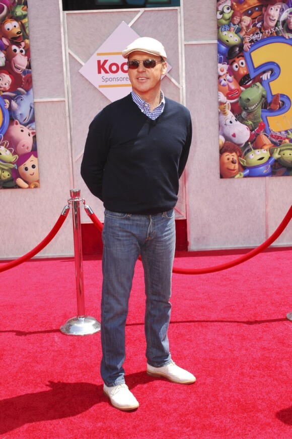 Michael Keaton lors de la première de Toy Story 3 où il double Ken à Los Angeles, le 13 juin 2010.