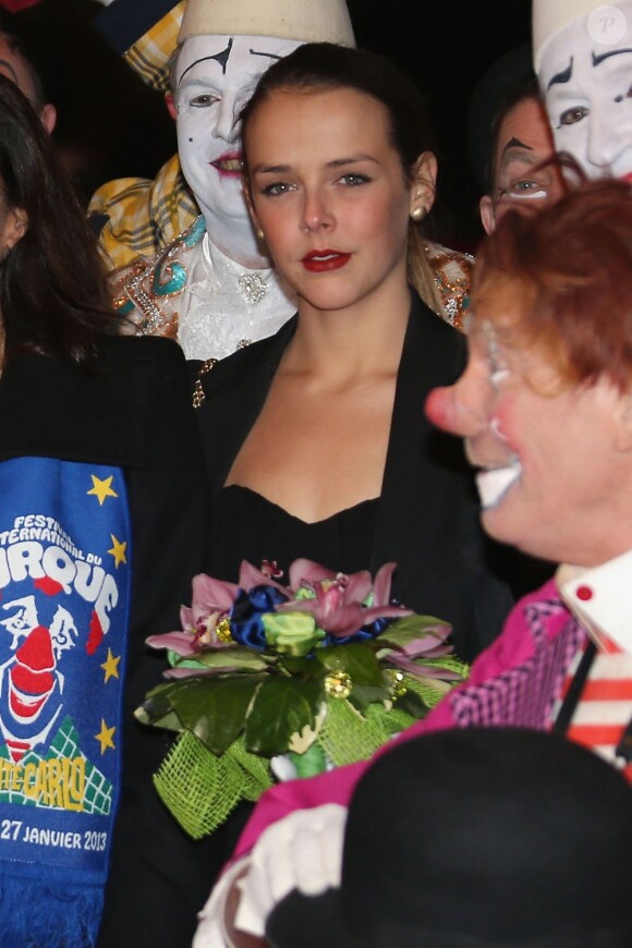 Pauline Ducruet lors de la soirée inaugurale du 37e festival international du cirque de Monte-Carlo le 17 janvier 2013.
