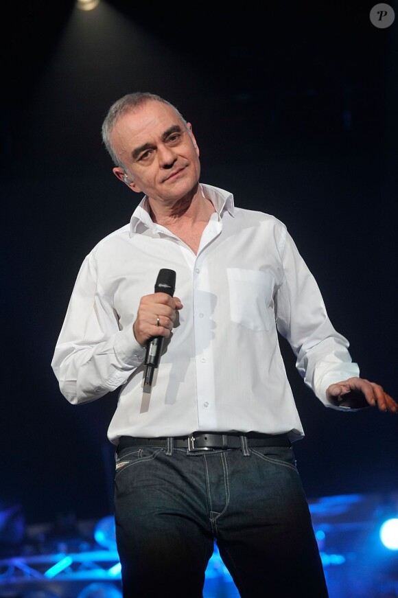 Jean-Pierre Mader lors du concert Stars 80 à Bercy, le vendredi 12 avril 2013.