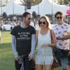 Kate Bosworth et son compagnon Michael Polish au Festival de Coachella à Indio le 12 avril 2013
