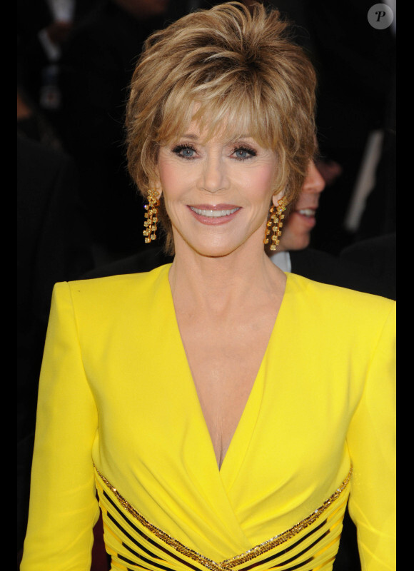 L'actrice Jane Fonda lors de la 85ème cérémonie des Oscars à Hollywood le 24 février 2013.