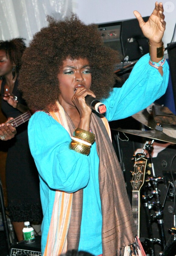 Lauryn Hill en live à New York, le 14 mars 2006.