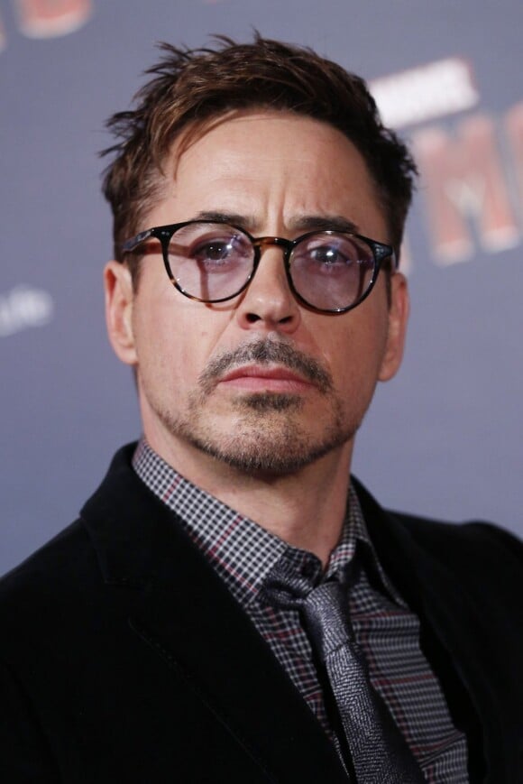 Robert Downey Jr. lors de l'avant-première parisienne d'Iron Man 3 au Grand Rex le 14 avril 2013.