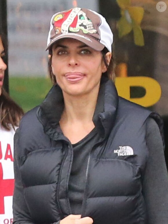 Exclu - Lisa Rinna à Beverly Hills, le 14 avril 2013.