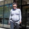 Kim Kardashian quitte les Tracy Anderson Studios à Los Angeles, le 16 avril 2013.