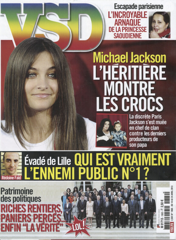 VSD du 18 avril 2013.