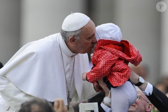 Le pape François au Vatican le 10 avril 2013.