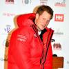 Anorak ? Check ! Le prince Harry, parrain de la course South Pole Allied Challenge qu'il disputera fin 2013 avec des blessés de guerre au profit de Walking With The Wounded, participait à la présentation officielle de ce trek au Mandarin de Londres, le 19 avril 2013.