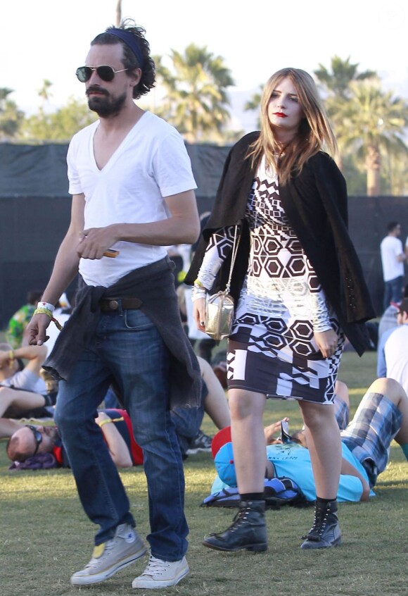 Mischa Barton au festival de musique de Coachella, le 19 avril 2013