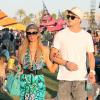 Paris Hilton et son boyfriend au festival de musique de Coachella, le 19 avril 2013