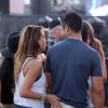 Jessica Alba et son mari Cash Warren, plus amoureux que jamais, au festival de musique de Coachella en compagnie de leurs amis, à Indio les 19 et 20 avril 2013