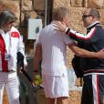  Le prince Albert II de Monaco disputait le 21 avril 2013 un match exhibition au tournoi de Monte-Carlo, avec Arnaud Boetch, Patrick Poivre d'Arvor, Ilie Nastase et Guy Forget, quelques heures avant la finale Djokovic-Nadal. 