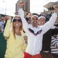 Jelena Ristic celebrates boyfriend Novak Djokovic's victory in the Monte Carlo Rolex Masters Final match Djokovic vs Rafael Nadal in Monte Carlo, Monaco on April 21, 2013. Djokovic won 6-2, 7-6 (7-1). Photo by ABACAPRESS.COM22/04/2013 - Monte Carlo