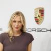 Maria Sharapova, nouvelle ambassadrice de charme de la marque Porsche, lors d'une conférence de presse donnée au musée Porsche de Stuttgart le 22 avril 2013