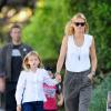 Gwyneth Paltrow et sa fille Apple à Los Angeles le 26 octobre 2012