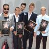 Les Backstreet Boys reçoivent leur étoile sur le Walk Of Fame à Hollywood, le 22 avril 2013.