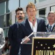 Les Backstreet Boys reçoivent leur étoile sur le Walk Of Fame à Hollywood, le 22 avril 2013