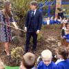 La duchesse de Cambridge à l'école primaire The Willows à Manchester le 23 avril 2013.