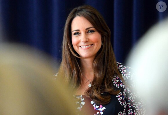 La duchesse de Cambridge à l'école primaire The Willows à Manchester le 23 avril 2013.