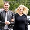 Michael Bublé et sa très jolie femme Luisana Lopilato en sortie en amoureux, à Vancouver, le 19 avril 2013.