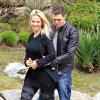 Michael Bublé et sa femme Luisana Lopilato en sortie en amoureux, à Vancouver, le 19 avril 2013.