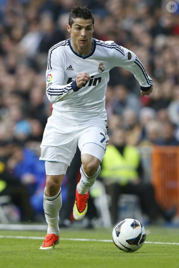 Cristiano Ronaldo lors du match Real Madrid - Levante à Madrid, le 6 avril 2013.