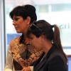 Kourtney Kardashian et sa mère Kris Jenner profitent de leur passage à Londres pour faire du shopping. Le 24 avril 2013.