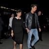 Kourtney Kardashian et son compagnon Scott Disick arrivent au restaurant Nobu à Londres, le 24 avril 2013.