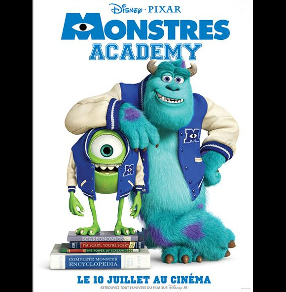 Affiche du film Monstres Academy (Monsters University), en salles le 10 juillet