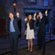  Avada kedavra ! Kate Middleton, enceinte, le prince William et le prince Harry ont plongé avec plaisir dans l'univers de Harry Potter lors de l'inauguration des studios Warner Bros. dans le Hertfordshire le 26 avril 2013. 