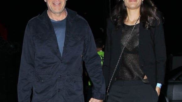 Bruce Willis : Avec sa femme, sexy, pour un concert exceptionnel des Stones