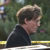 Johnny Depp sur le tournage du film "Transcendence" à Hollywood le 30 avril 2013