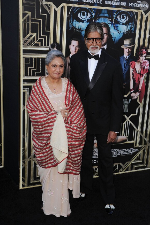 Amitabh Bachchan à la première mondiale de Gatsby le Magnifique au Lincoln Center de New York City, le 1er mai 2013.