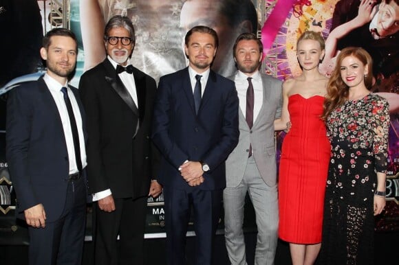 Le casting à la première mondiale de Gatsby le Magnifique au Lincoln Center de New York City, le 1er mai 2013.