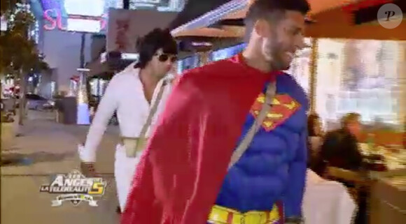 Elvis et Superman dans les Anges de la télé-réalité 5, jeudi 2 mai 2013 sur NRJ12