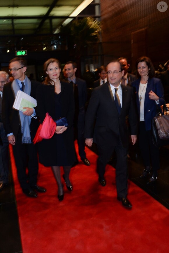 Valérie Trierweiler et François Hollande à Pékin, le 25 avril 2013.