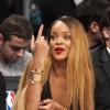 La popstar Rihanna assistant à un match de NBA, le samedi 4 mai 2013.