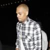 Chris Brown quitte la boîte de nuit Emerson après y avoir célébré son anniversaire. Los Angeles, le 3 mai 2013.