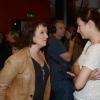 Exclusif : Virginie Hocq avec Anne Roumanoff lors de son spectacle à l'Olympia le 3 mai 2013 "Pas d'inquiétude"