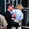Charlie Sheen et Denise Richards au tribunal de Los Angeles. Il était question de savoir qui aurait la garde des jumeaux Bob et Max, fils de l'acteur et de Brooke Mueller, internée pour être retombée dans la drogue. Photo prise le 7 mai 2013.