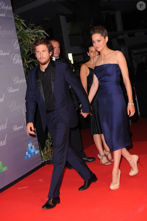 Marion Cotillard et Guillaume Canet lors du Trophée Chopard dans le cadre du Festival de Cannes en 2009