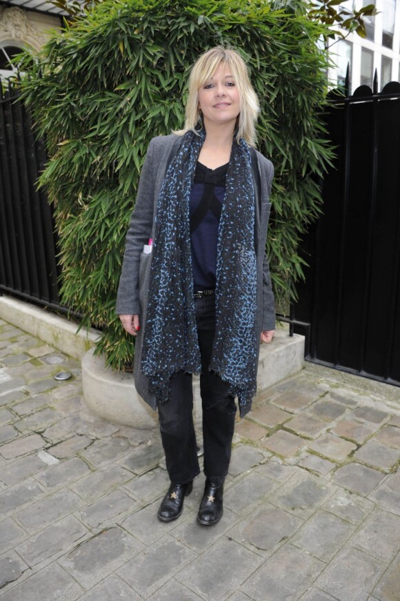Flavie Flament à la conférence de presse de l'opération La Flamme Marie Claire à l'hôtel le Marois à Paris, le 16 mai 2013.