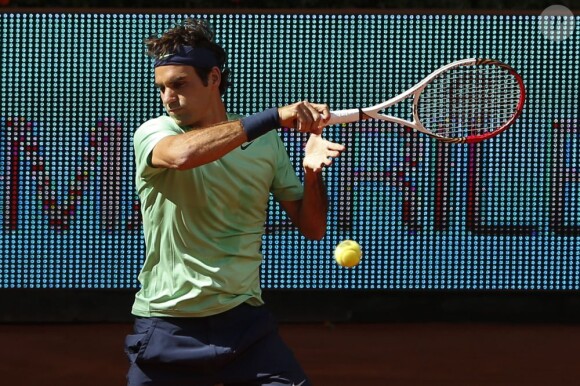 Roger Federer à Madrid le 9 mai 2013.