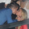 Paris Hilton et son compagnon River Viiperi, couple passionné parmi les fêtards au Gotha Club. Cannes, le 16 mai 2013.