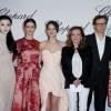 Fan Bing Bing, Livia Firth, Marion Cotillard, Caroline Scheufele, Colin Firth et Laura Bailey lors du photocall avant le déjeuner sur la terrasse Chopard à l'Hôtel Martinez lors du 66e festival de Cannes le 17 mai 2013.