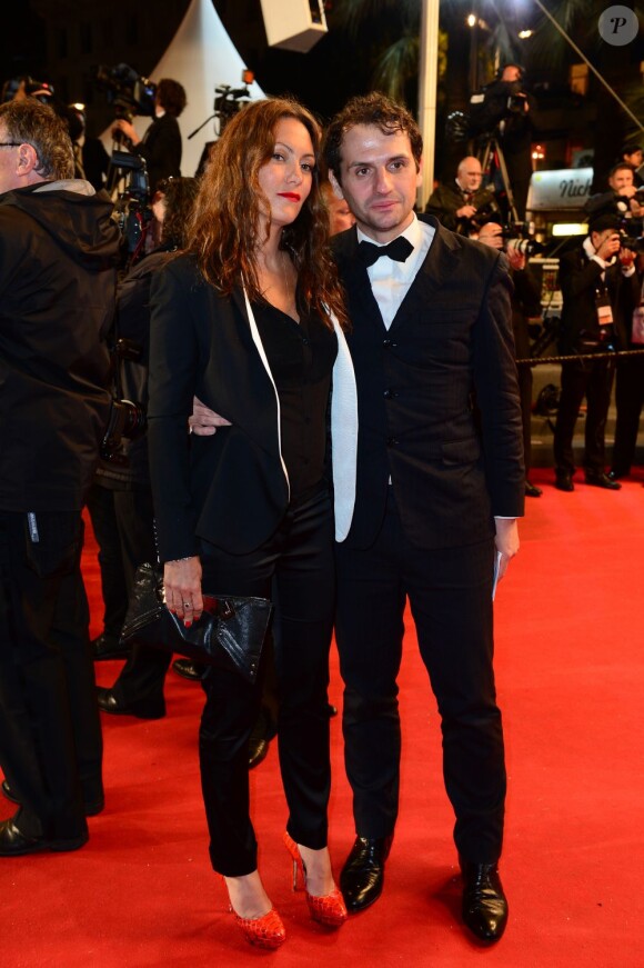 Karole Rocher et le réalisateur Serge Bozon lors de la montée des marches du Festival de Cannes le 18 mai 2013
